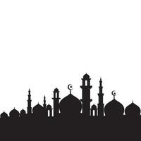 Moschee muslimische Symbol Vektor Illustration