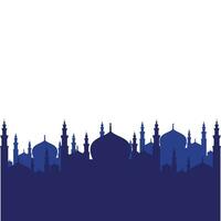 Moschee muslimische Symbol Vektor Illustration