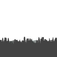 Skyline-Vektorillustration der Stadt vektor