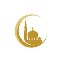 Moschee muslimische Symbol Vektor Illustration