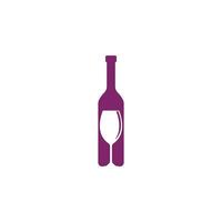 Wein Symbol Vektor Illustration Design