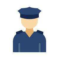polis vektor platt ikon för personlig och kommersiell använda sig av.