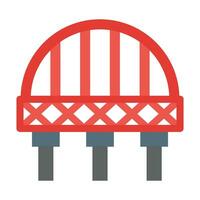 bro vektor platt ikon för personlig och kommersiell använda sig av.