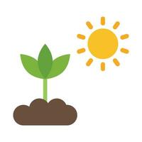 fotosyntes vektor platt ikon för personlig och kommersiell använda sig av.
