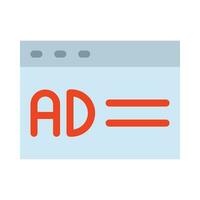 reklam vektor platt ikon för personlig och kommersiell använda sig av.