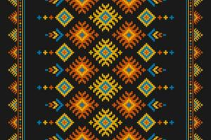 skön matta etnisk konst. geometrisk etnisk sömlös mönster i stam. amerikansk, mexikansk stil. vektor