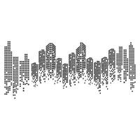 Skyline-Vektorillustration der Stadt vektor