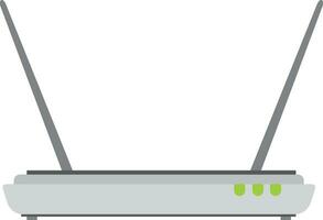 webb dsl modem tecknad serie. bredband ethernet, lan netto, wiFi hastighet en dsl modem tecken. isolerat symbol vektor