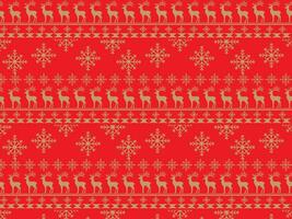 jul snöflinga sömlös mönster röd bakgrund vektor illustration