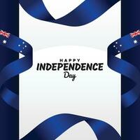 Australien Unabhängigkeit Tag Vorlage Vektor Design