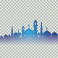 Moschee muslimische Symbol Vektor Illustration