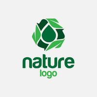 Natur-Logo-Design vektor