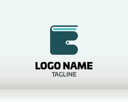 Logo Brief b Design Vektor Kunst Briefform