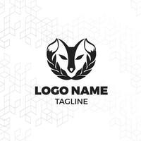 einzigartig Fuchs Logo Design vektor