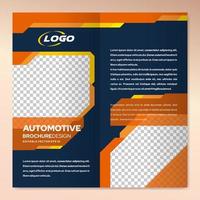 moderne Broschüren-Designvorlage für das Automobilgeschäftsmarketing vektor
