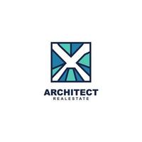 Architekt Logo Template Design Symbol Vektorgrafik. vektor