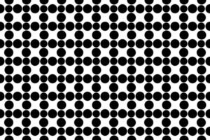 schwarz Punkt nahtlos Muster vektor