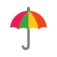 Regenschirm Vektor eben Symbol zum persönlich und kommerziell verwenden.