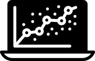 solide Symbol zum Korrelation vektor