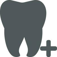 Zahn Zahnarzt Symbol Symbol Bild Vektor. Illustration von das Dental Medizin Symbol Design Grafik Bild vektor