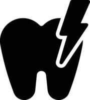 Zahn Zahnarzt Symbol Symbol Bild Vektor. Illustration von das Dental Medizin Symbol Design Grafik Bild vektor