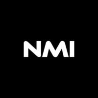 nmi Brief Logo Design, Inspiration zum ein einzigartig Identität. modern Eleganz und kreativ Design. Wasserzeichen Ihre Erfolg mit das auffällig diese Logo. vektor