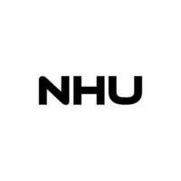 nhu brev logotyp design, inspiration för en unik identitet. modern elegans och kreativ design. vattenmärke din Framgång med de slående detta logotyp. vektor