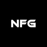 nfg Brief Logo Design, Inspiration zum ein einzigartig Identität. modern Eleganz und kreativ Design. Wasserzeichen Ihre Erfolg mit das auffällig diese Logo. vektor