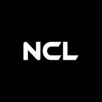 ncl Brief Logo Design, Inspiration zum ein einzigartig Identität. modern Eleganz und kreativ Design. Wasserzeichen Ihre Erfolg mit das auffällig diese Logo. vektor