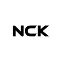 nck brev logotyp design, inspiration för en unik identitet. modern elegans och kreativ design. vattenmärke din Framgång med de slående detta logotyp. vektor