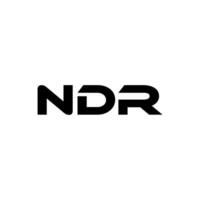 ndr brev logotyp design, inspiration för en unik identitet. modern elegans och kreativ design. vattenmärke din Framgång med de slående detta logotyp. vektor