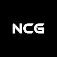 ncg brev logotyp design, inspiration för en unik identitet. modern elegans och kreativ design. vattenmärke din Framgång med de slående detta logotyp. vektor