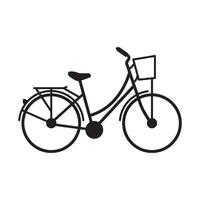 Stadt Fahrrad Symbol Vektor