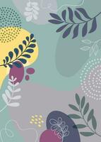 Design Banner Rahmen Blume Frühling Hintergrund mit schöne. Hintergrund zum Design. bunt Hintergrund mit tropisch Pflanzen. vektor