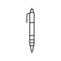 Abfassung Bleistift architektonisch Zeichner Linie Symbol Vektor Illustration