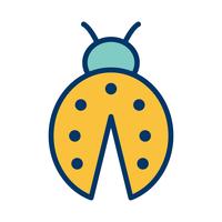 lady bug vector icon