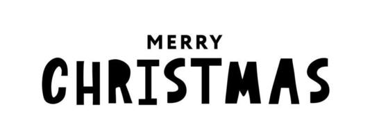 banner god jul semester nyår brev teckensnitt vektor illustration