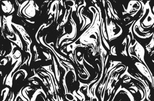 svart och vit abstrakt mönster med virvlar vektor