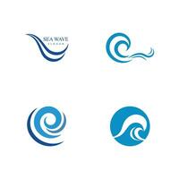 hav Vinka logotyp vektor företag element och symbol