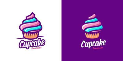 Cupcake-Logo-Vektor vektor