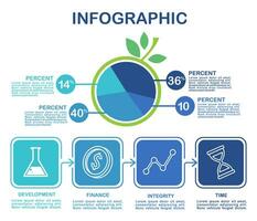 företag data visualisering. bearbeta Diagram. abstrakt element av Graf, diagram med steg, alternativ, delar eller processer. vektor företag mall för presentation. kreativ begrepp för infographic