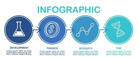 Geschäft Daten Visualisierung. Prozess Diagramm. abstrakt Elemente von Graph, Diagramm mit Schritte, Optionen, Teile oder Prozesse. Vektor Geschäft Vorlage zum Präsentation. kreativ Konzept zum Infografik