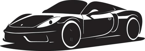 Auto Vektor Silhouette Illustration schwarz Farbe 5