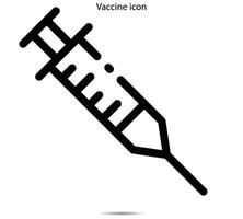 vaccin ikon, vektor illustratör