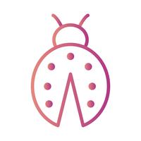 lady bug vector icon