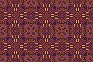 orientalisk mönster. lila och orange bakgrund med arabicum ornament. mönster, bakgrunder och tapeter för din design. textil- prydnad. vektor illustration.