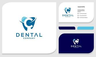 brev c första modern dental logotyp vektor. minimalistisk tänder logotyp kreativ unik ikon vektor