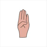 Aquarium Hand Vektor Illustration. weiblich Hände halten und zeigen Geste, gekreuzt Finger, Faust, Frieden und Daumen hoch. Karikatur Mensch Palme und Handgelenk Vektor Satz. Hand Zeichen Sprache zum das taub