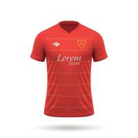 3d realistisk fotboll jersey vektor