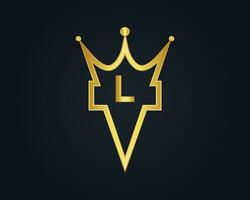 Krone gestalten l Vektor königlich Logo Konzept Design